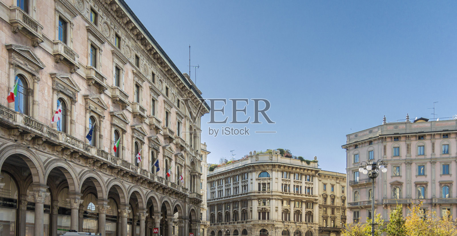 古建筑，意大利米兰照片摄影图片