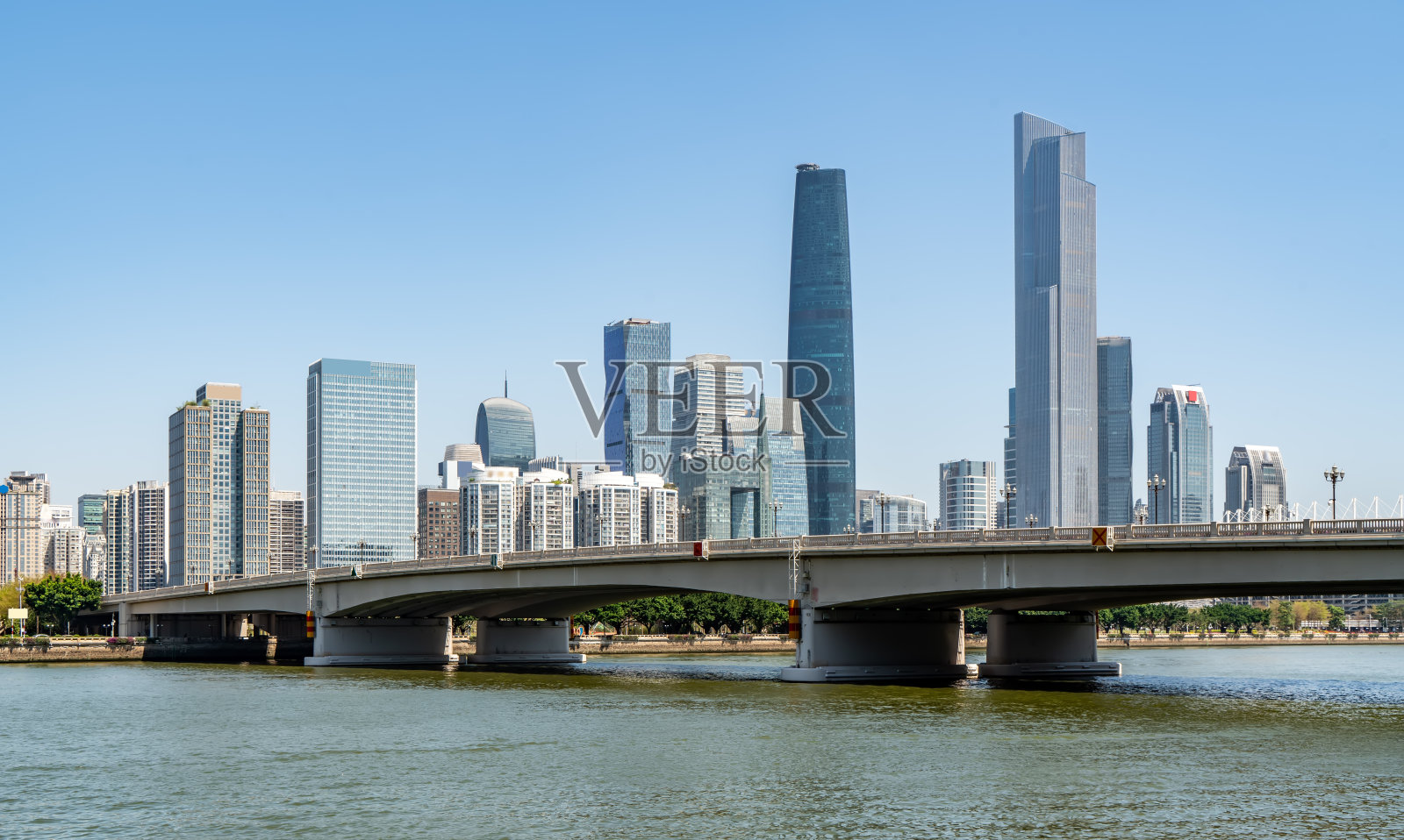 广州珠江新城标志性建筑照片摄影图片