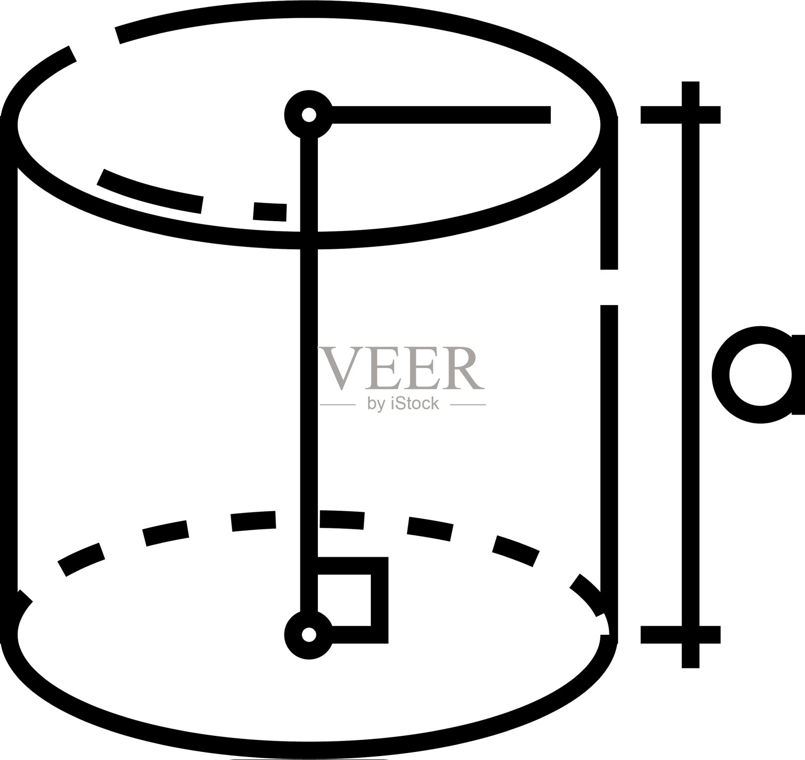 几何测量线图标概念标志设计元素图片