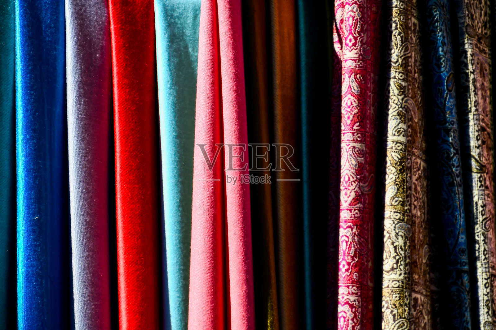 背景彩色织物，照片作为背景照片摄影图片