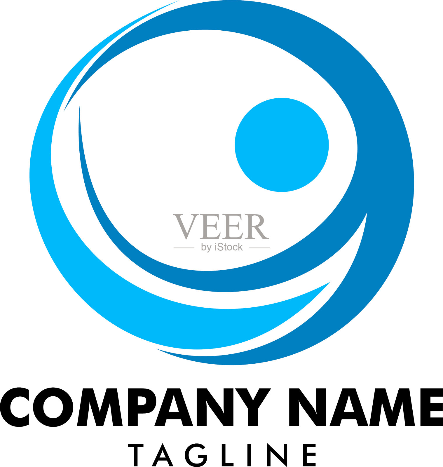 人标志设计模板用圆插画图片素材