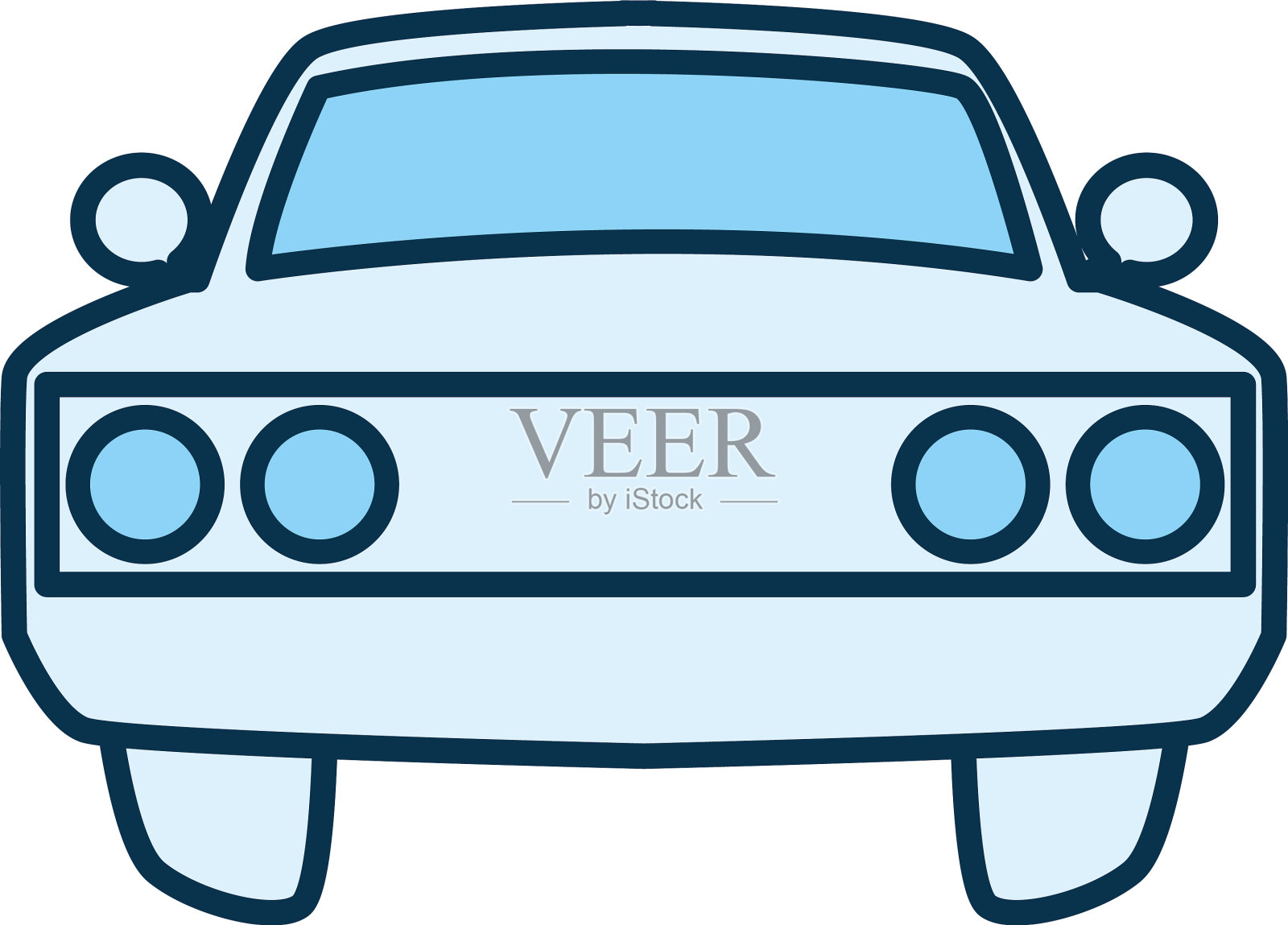 孤立车车辆线条风格图标设计设计元素图片