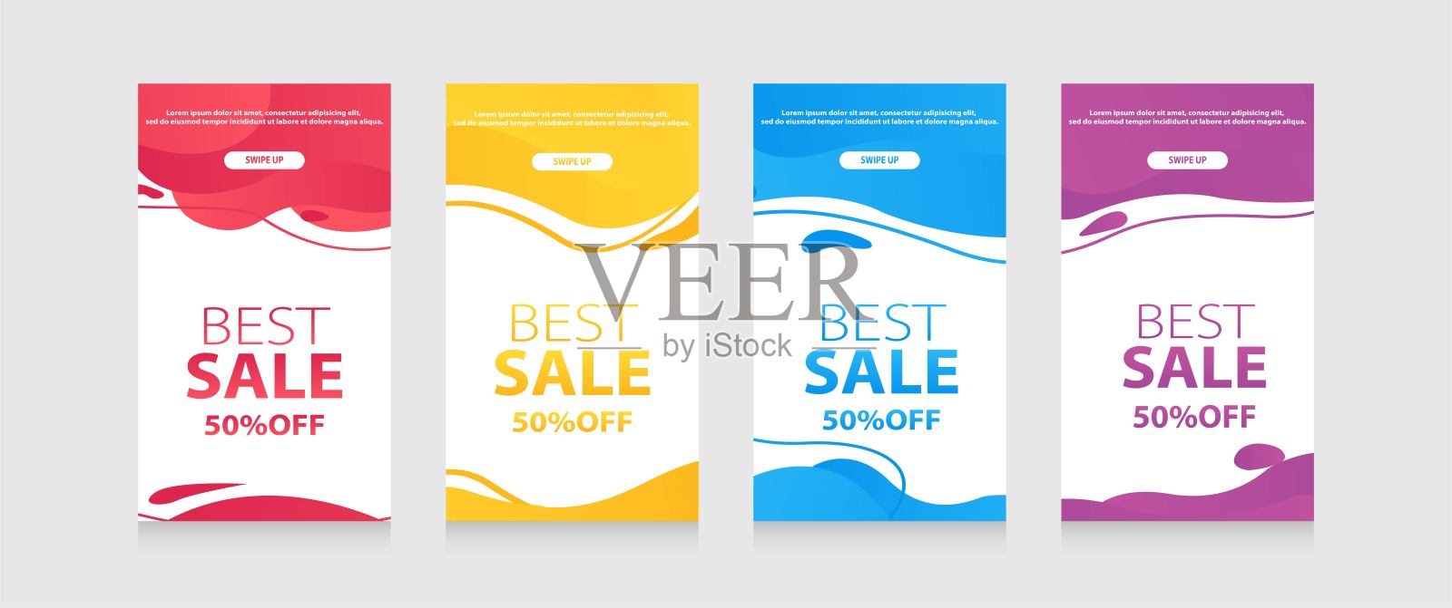 Flash销售折扣横幅模板推广设计模板素材