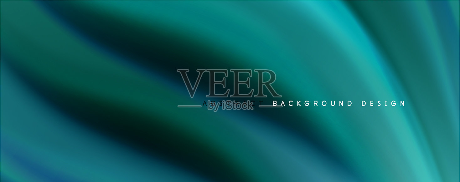 波浪液体风格的线条与阴影和灯光插画图片素材