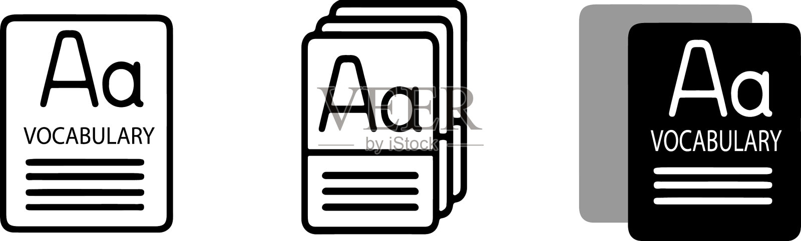 字典图标孤立的背景图标素材