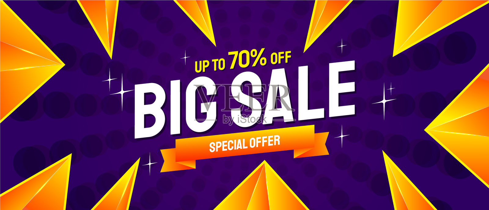 大减价横幅折扣背景设计元素图片