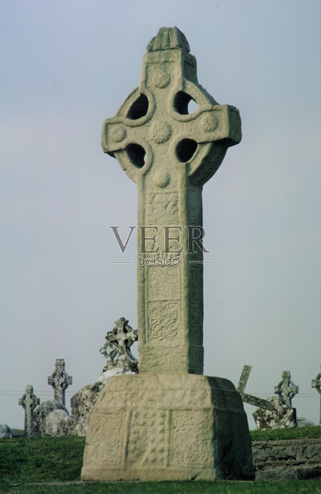 爱尔兰的凯尔特墓地照片摄影图片