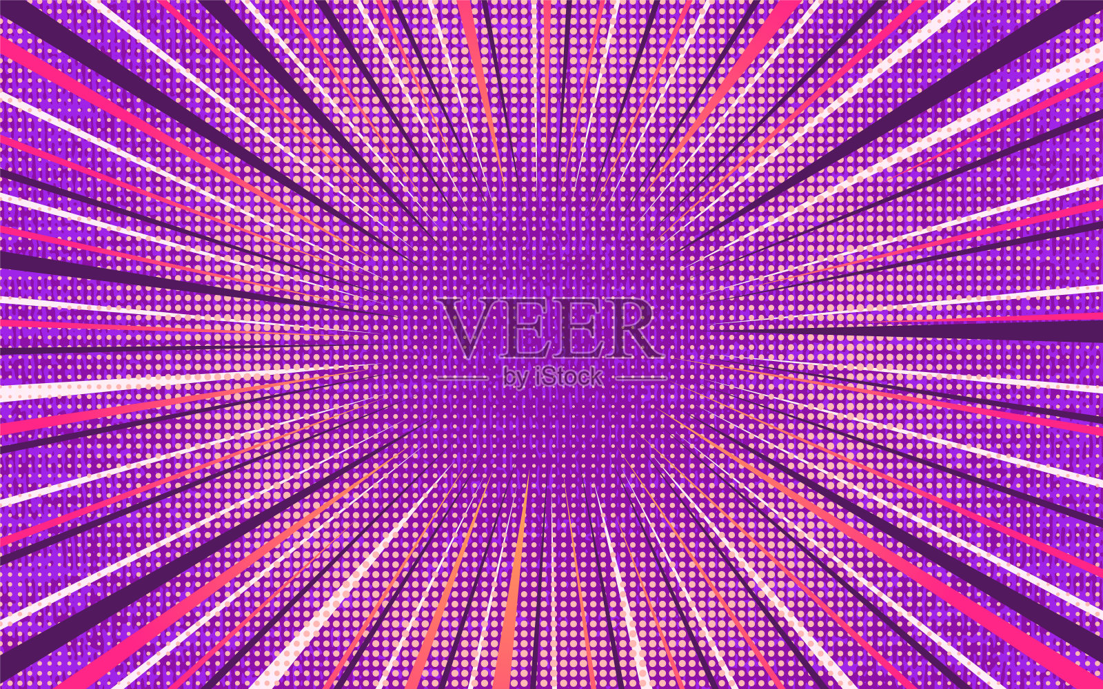 明亮的粉色和紫色爆炸漫画背景插画图片素材