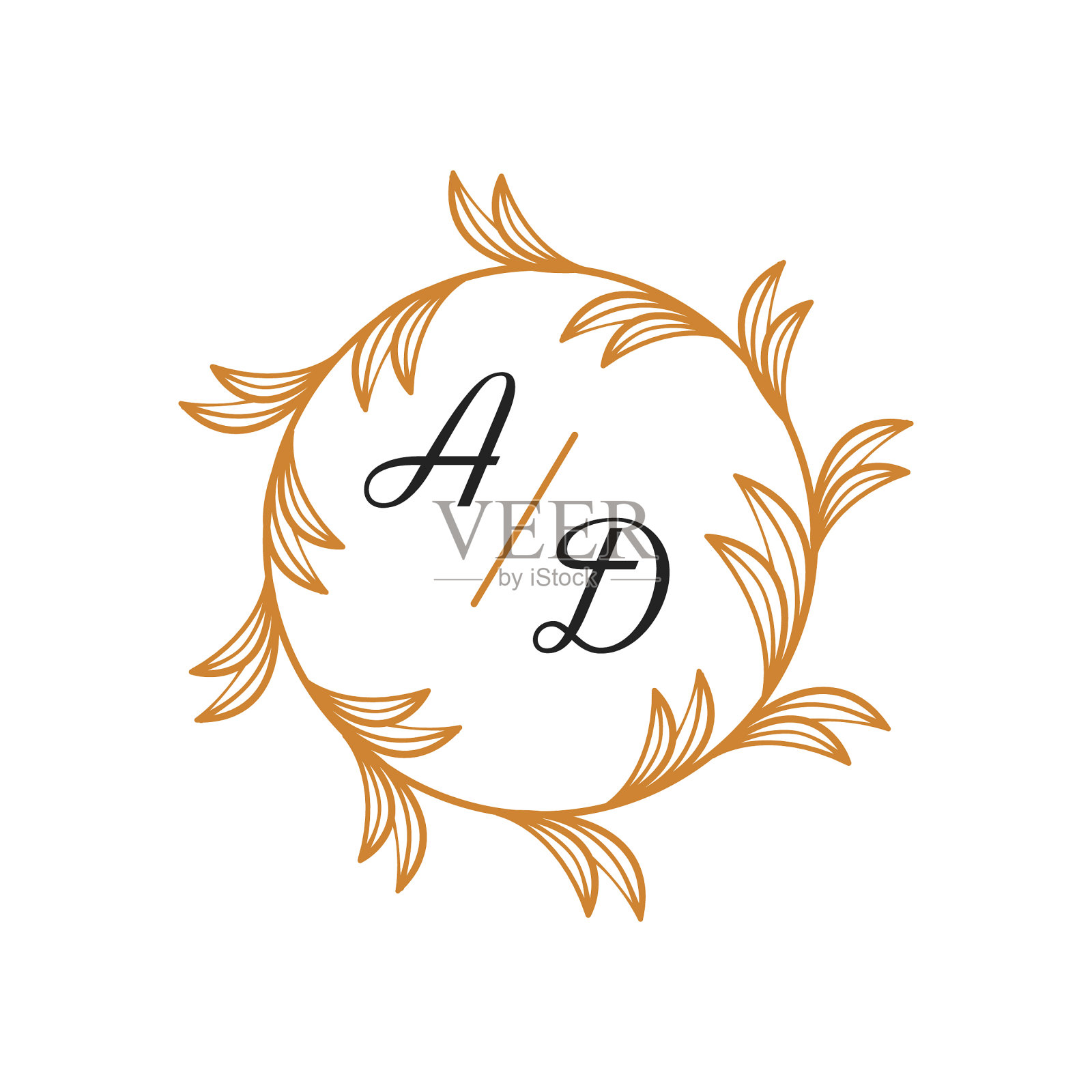 手绘花卉婚礼设计元素图片