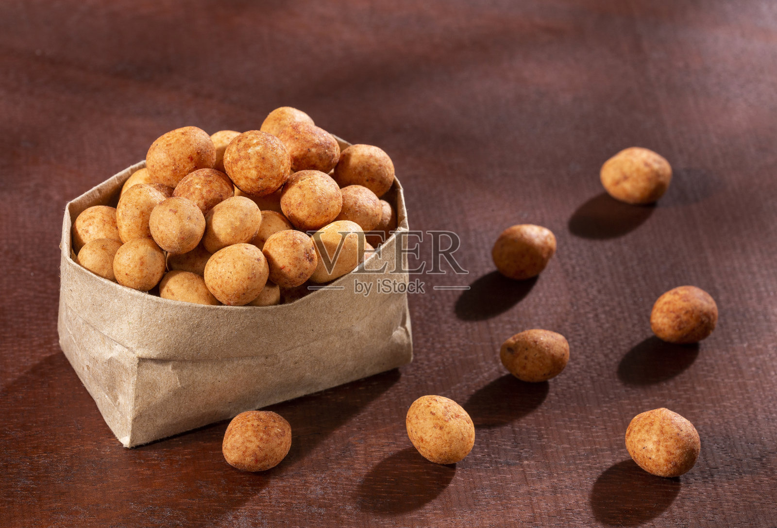 有机墨西哥花生纸袋-花生照片摄影图片