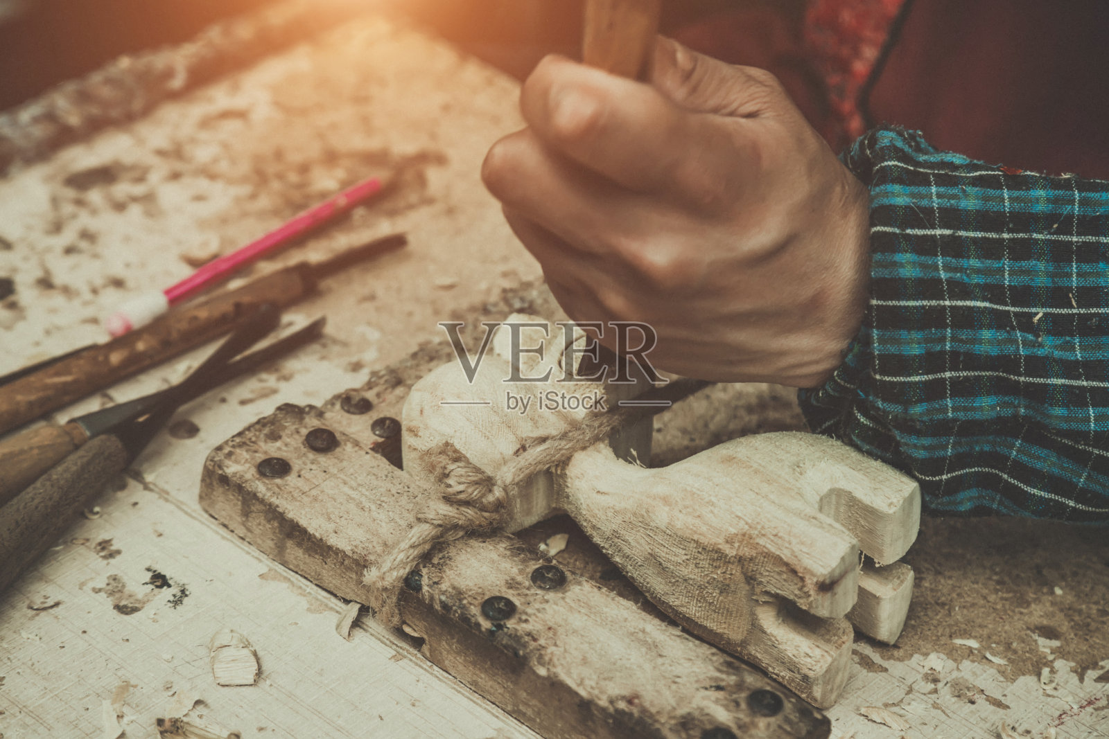 工艺品木雕照片摄影图片