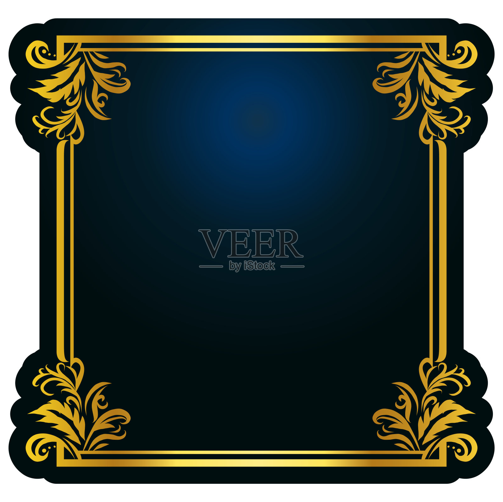 复古边框装饰线条插画图片素材