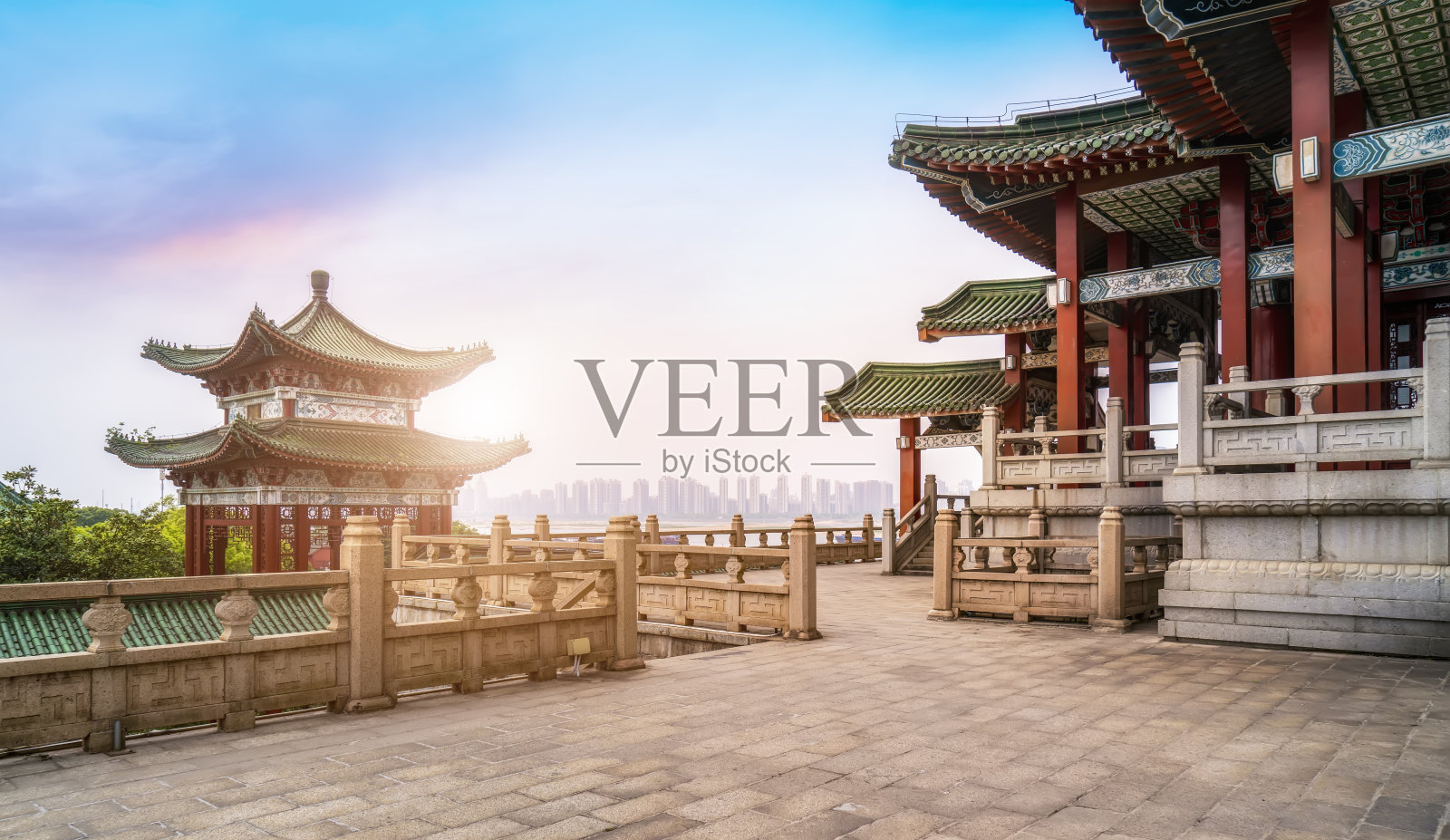 南昌腾王阁古建筑景观照片摄影图片