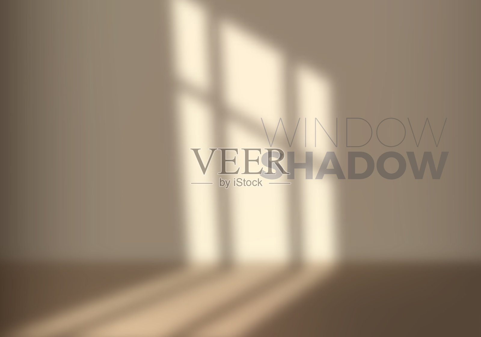 矢量透明阴影的窗口。拼贴的装饰设计元素。创意叠加效果的模型插画图片素材