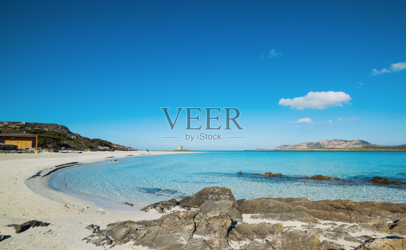 拉佩罗萨海滩的绿松石海照片摄影图片