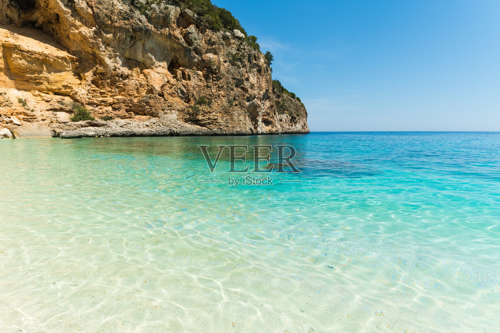 撒丁岛壮观的海滩照片摄影图片