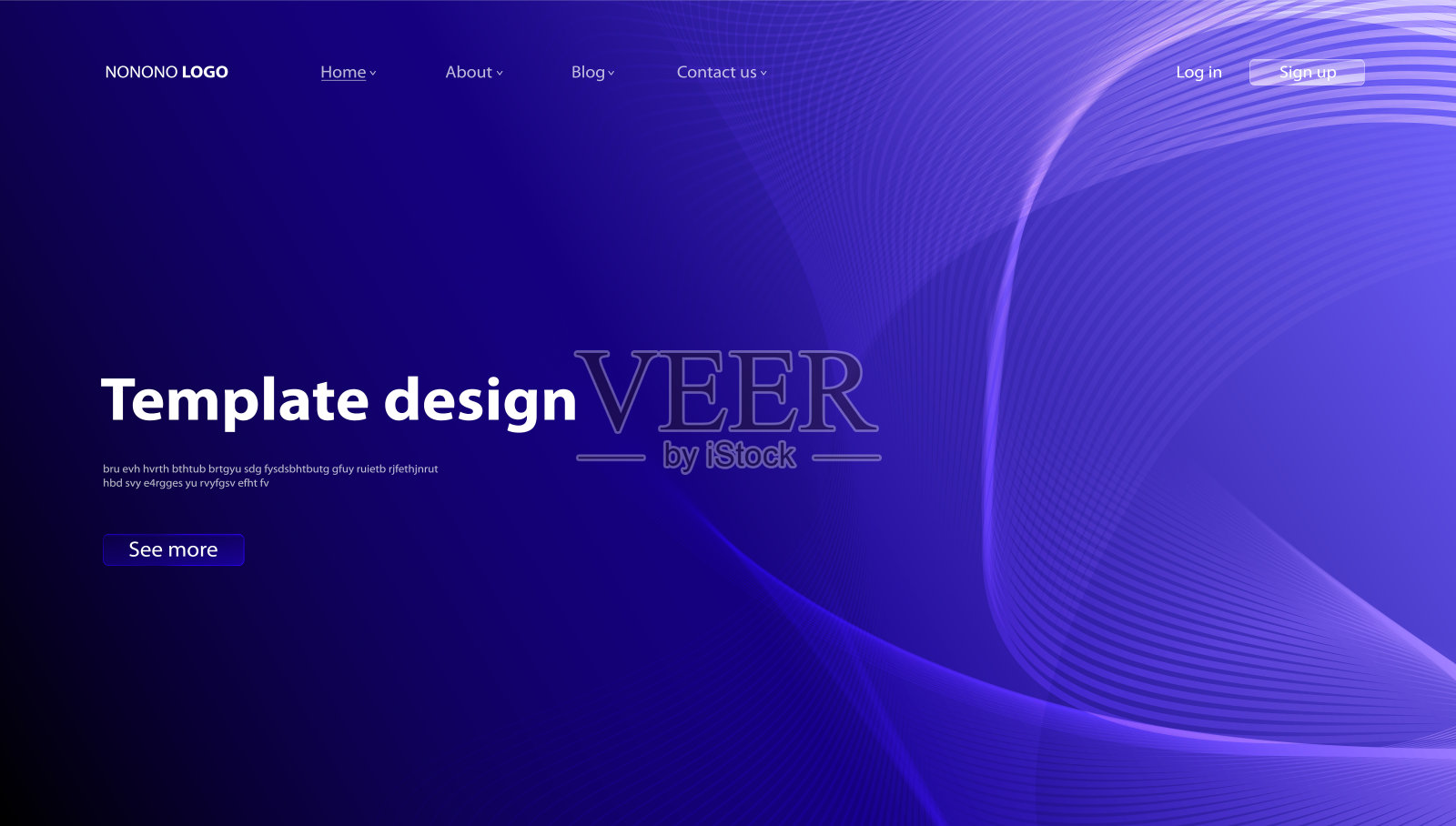 抽象背景现代设计。着陆页。网站或应用的模板。vector。——矢量插画图片素材