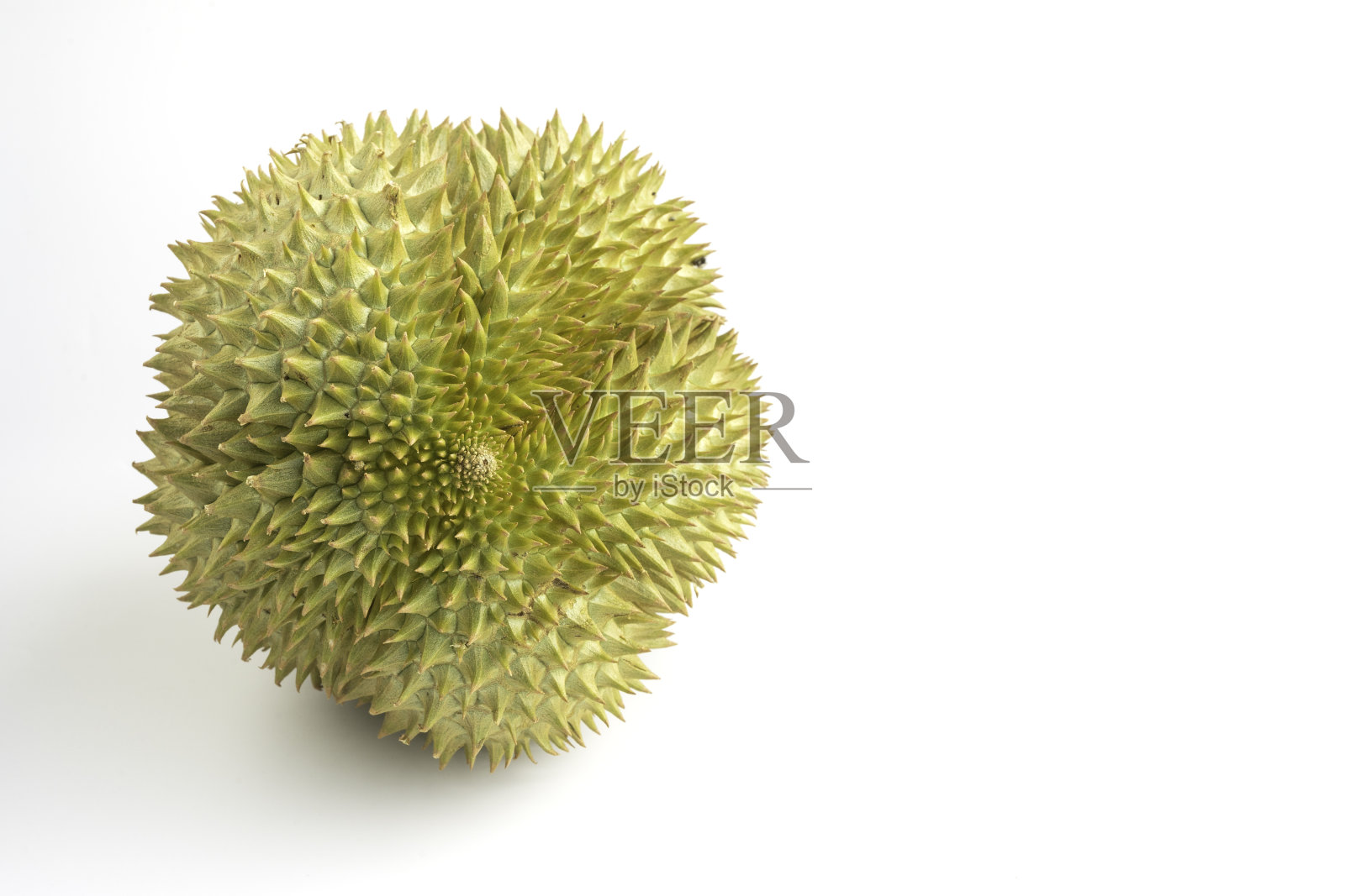 孤立的白色背景有机榴莲果实照片摄影图片