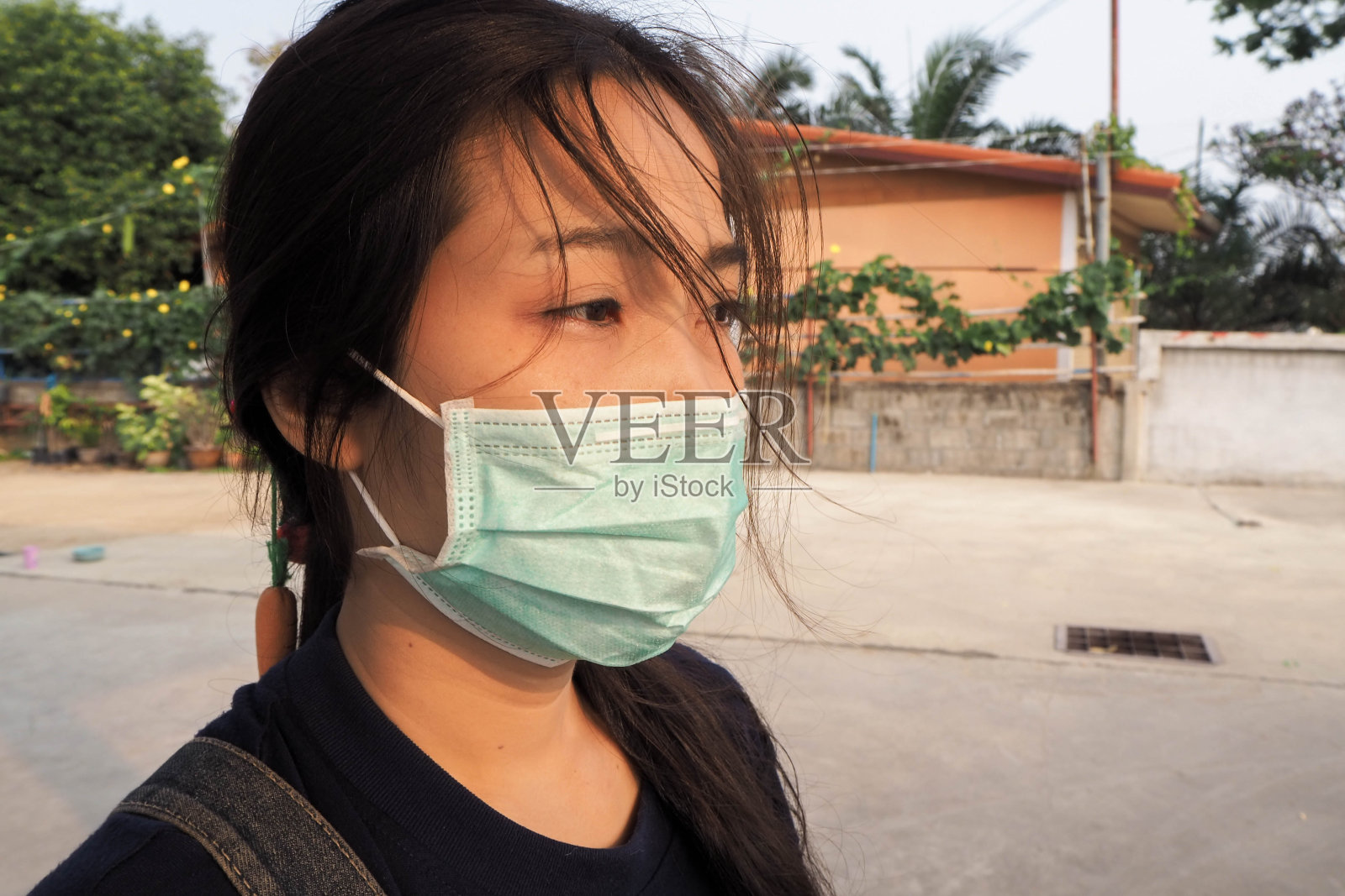 Covid-19和面具照片摄影图片