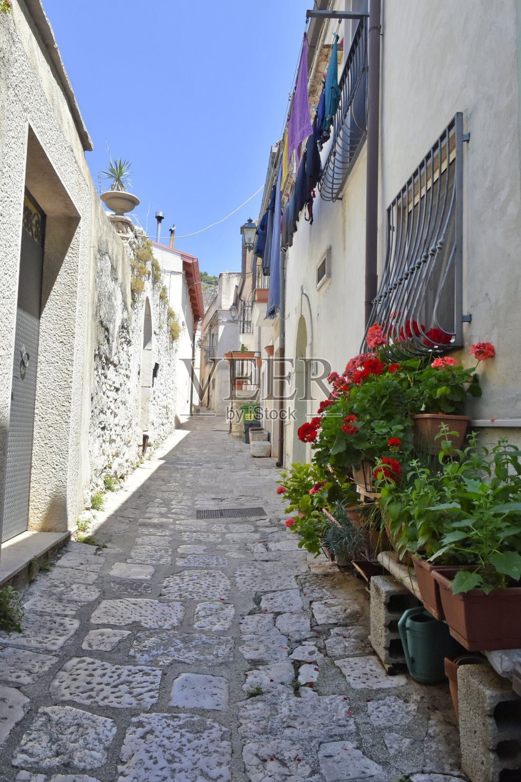 位于普利亚的圣乔瓦尼·罗顿多古城。照片摄影图片