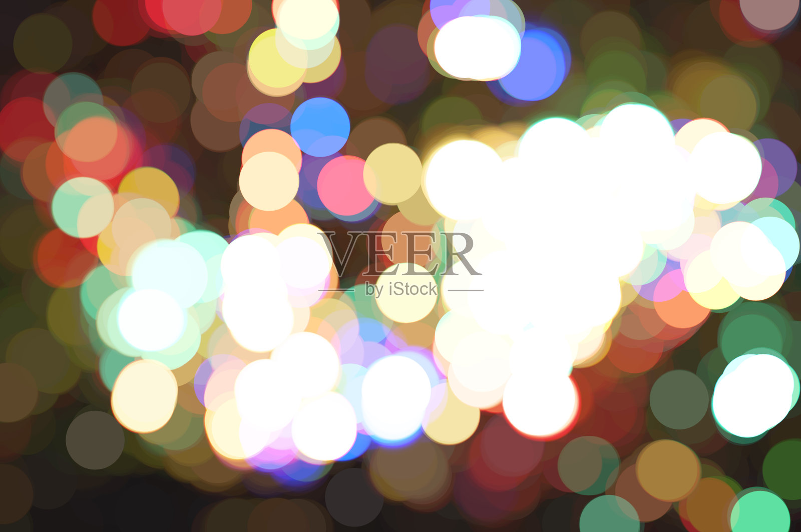 模糊的背景与彩色的散景照片摄影图片