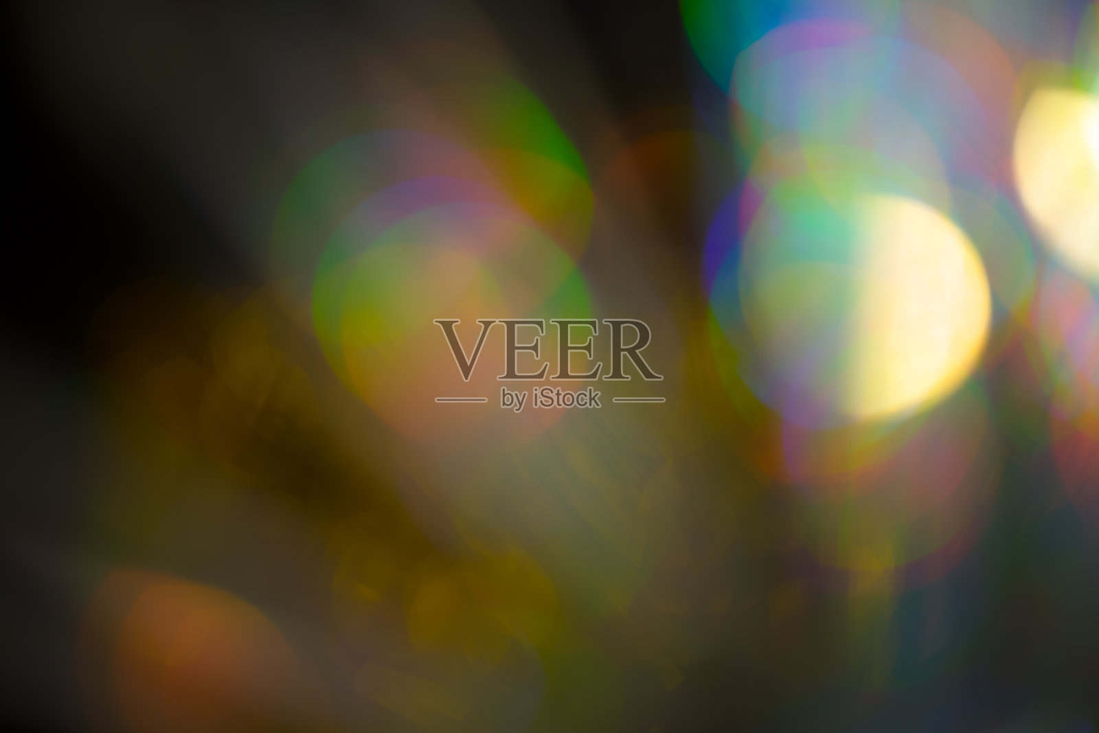 彩色彩虹大散景效果背景照片摄影图片