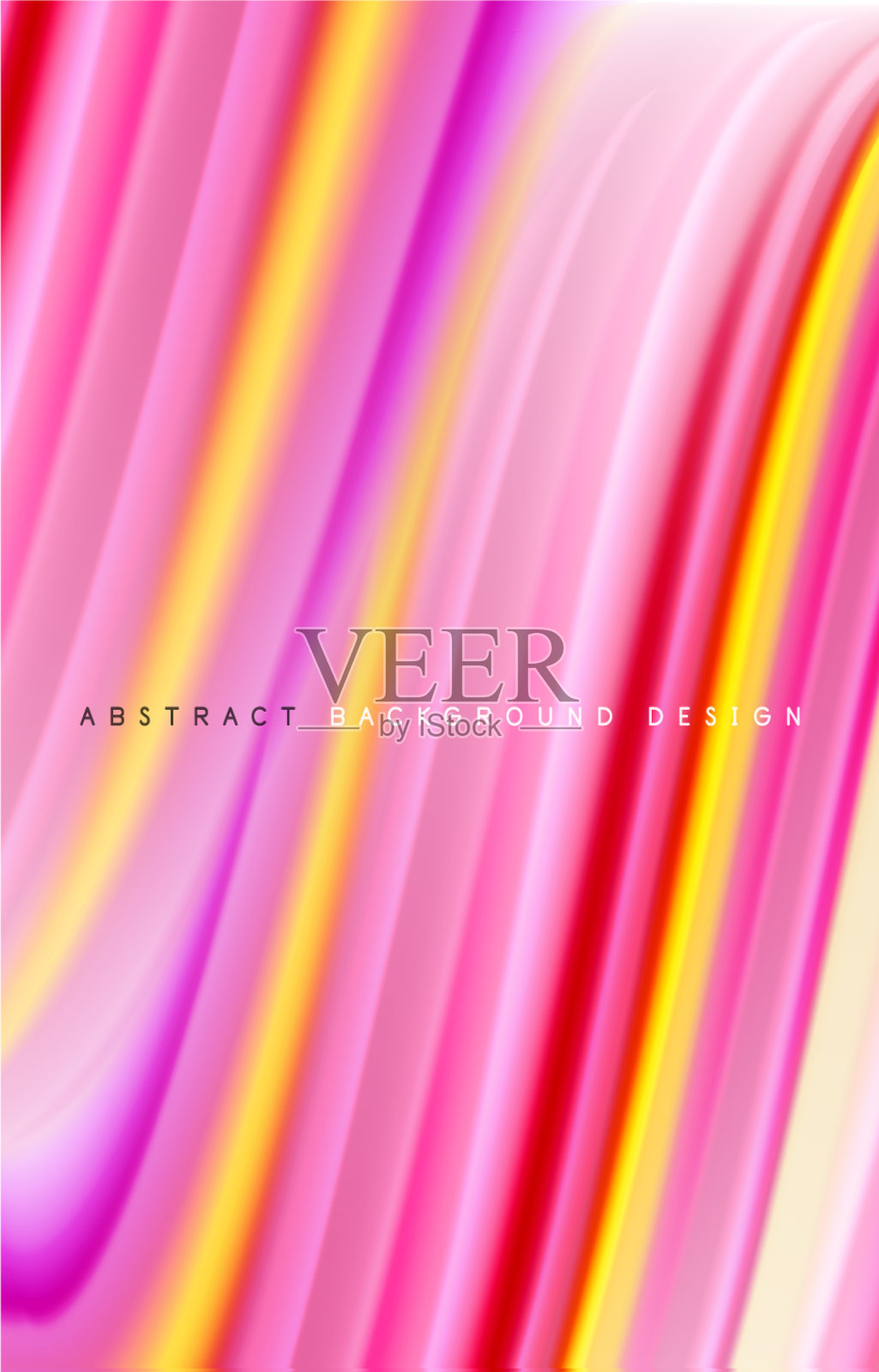 抽象背景-流体颜色梯度波插画图片素材