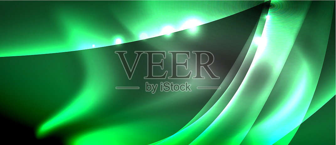 抽象背景用霓虹波光设计插画图片素材