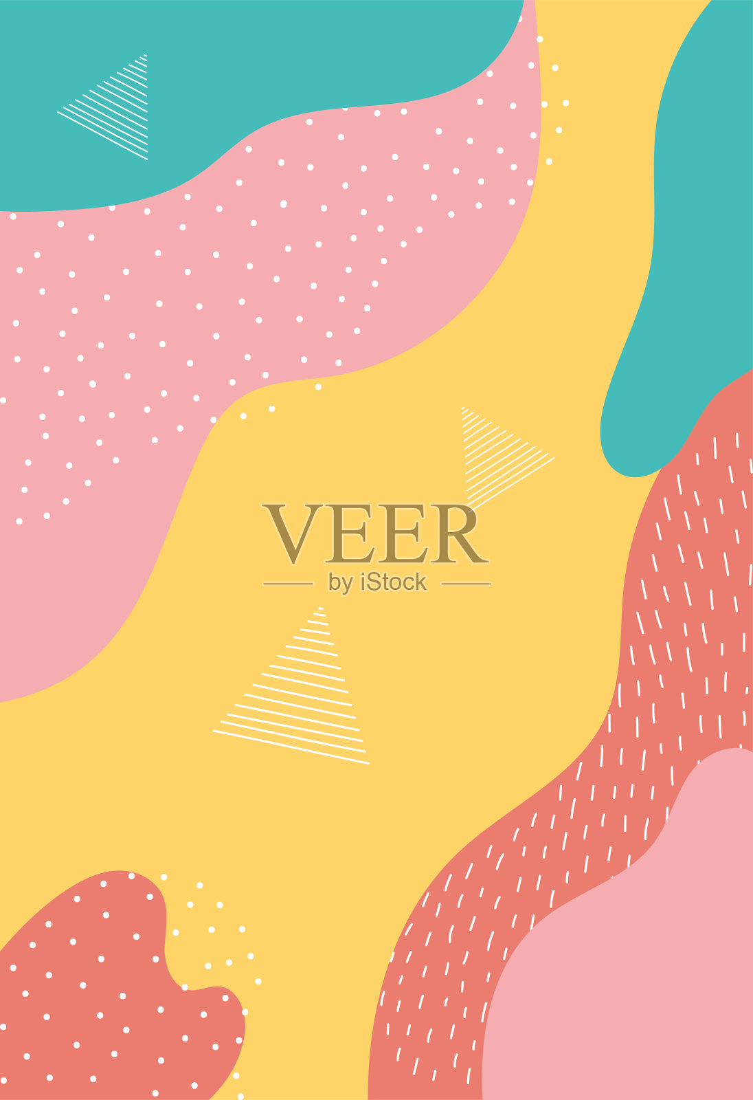 带有斑点的抽象装饰纹理插画图片素材