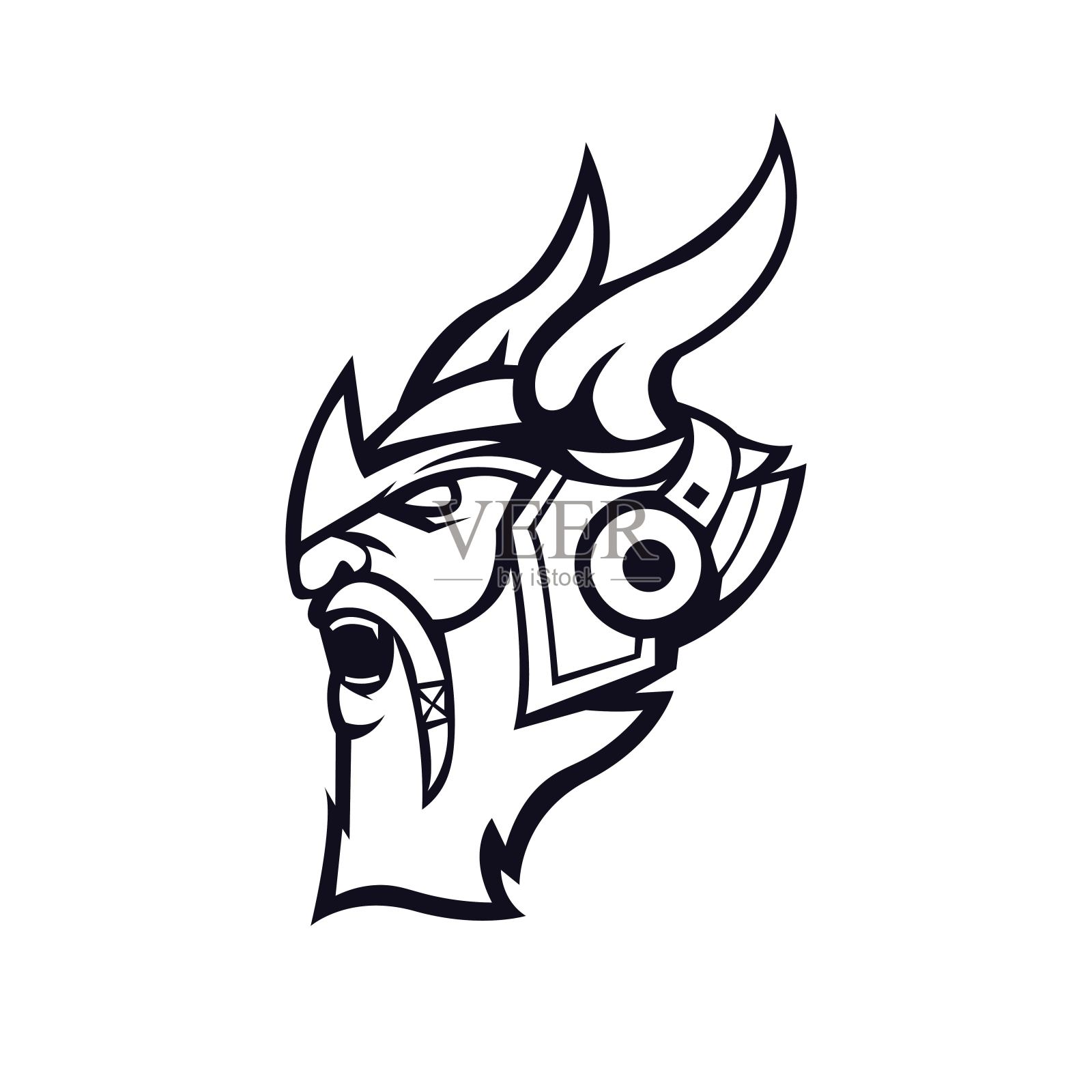 海盗游戏的标志设计元素图片