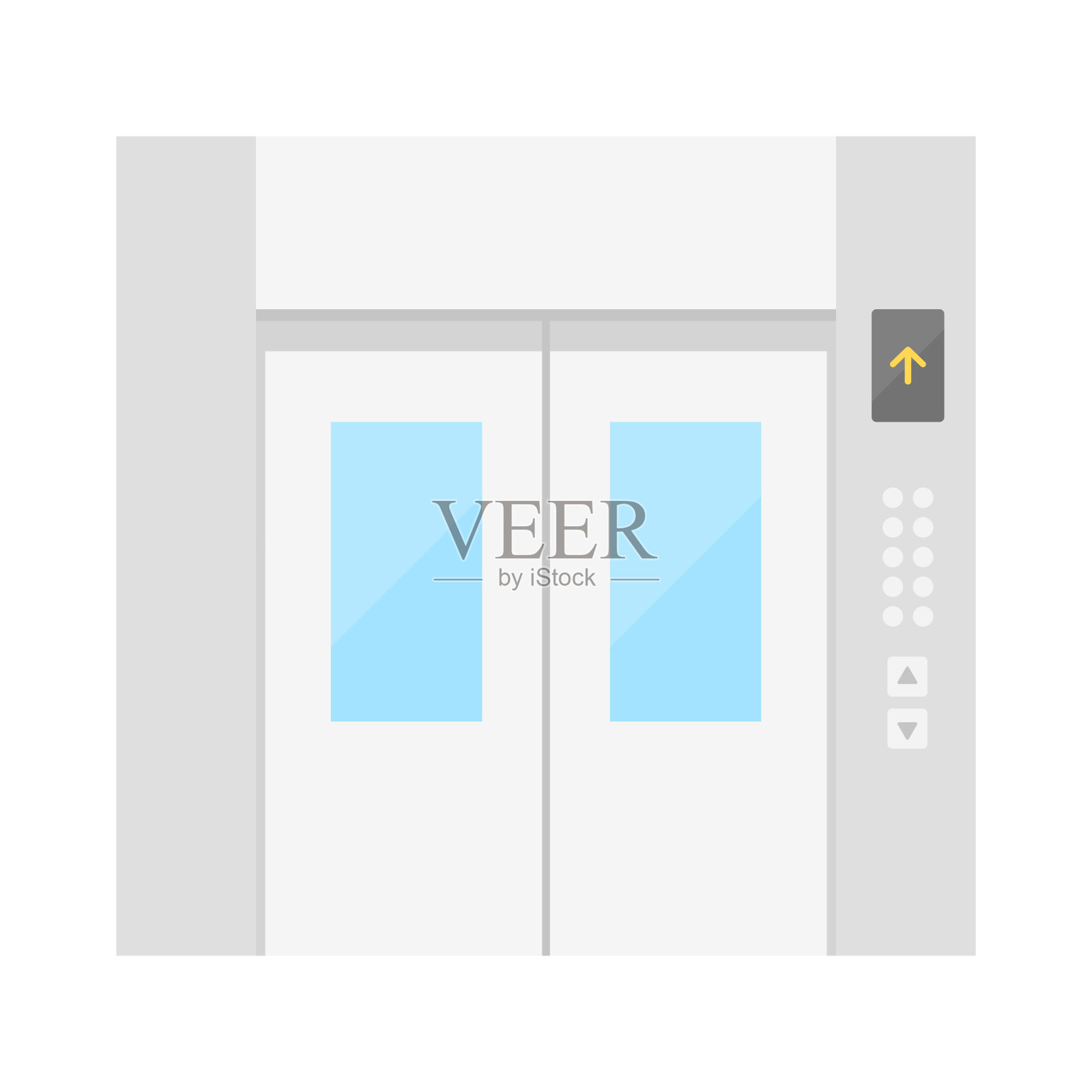 电梯插画图片素材