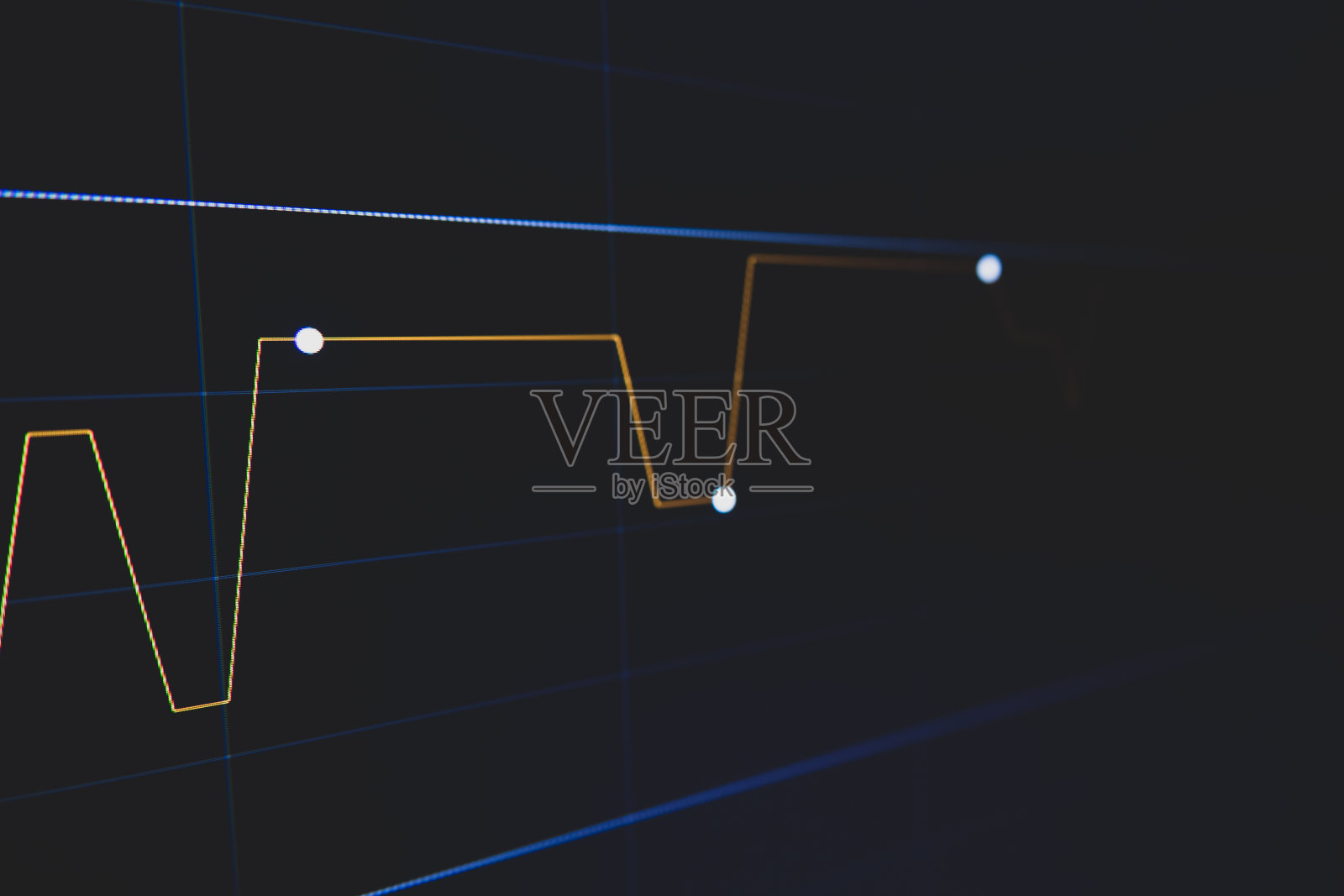 COVID-19金融市场概念-没有人照片摄影图片