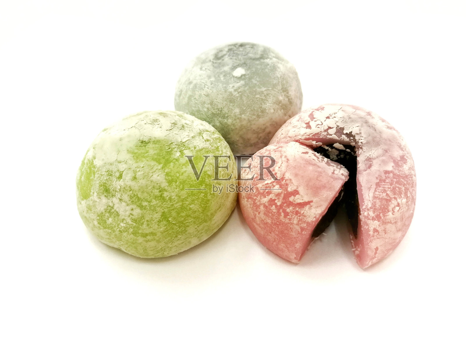 大福麻糬日本沙漠。照片摄影图片