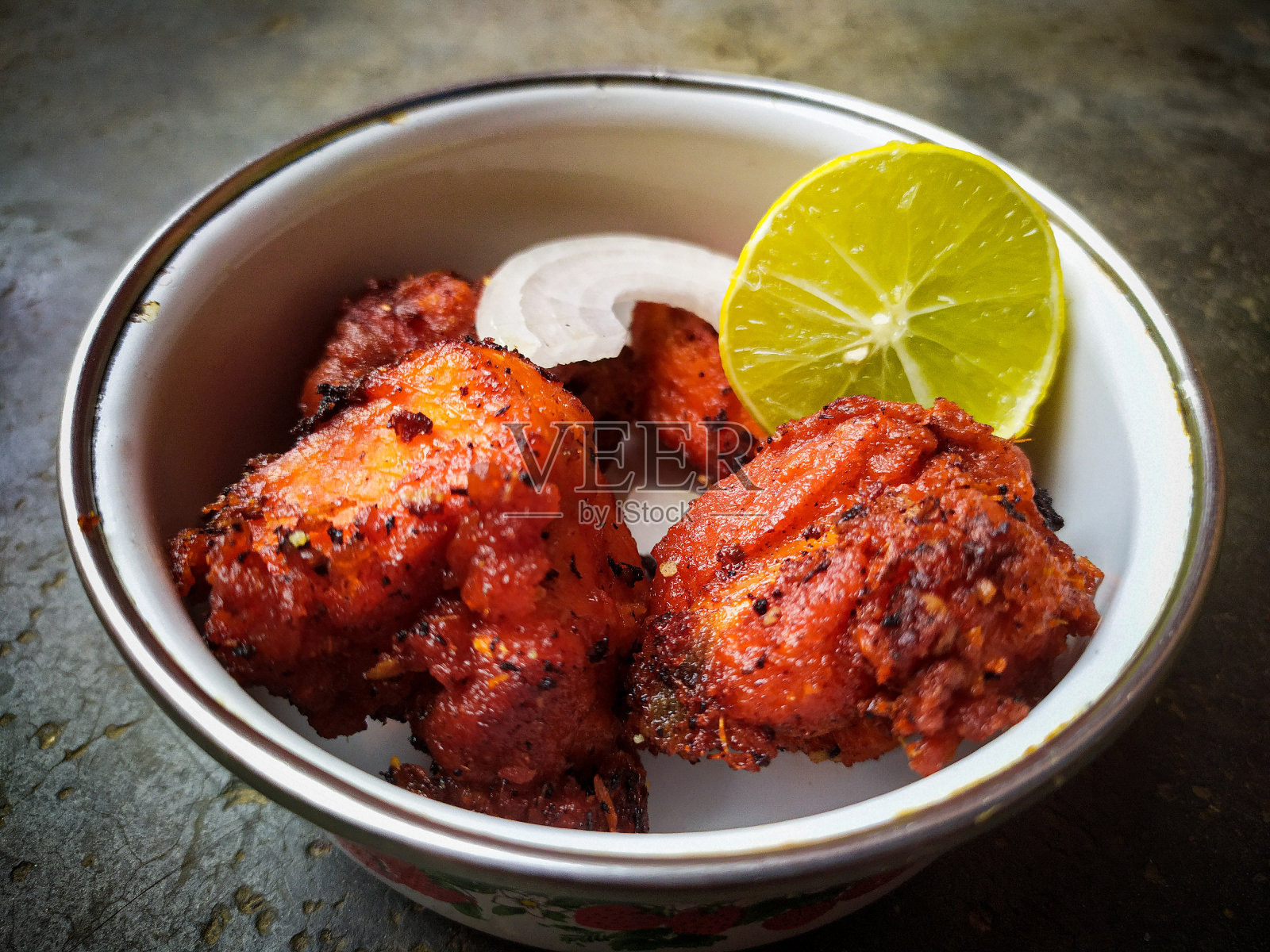 印度配方炸鸡照片摄影图片