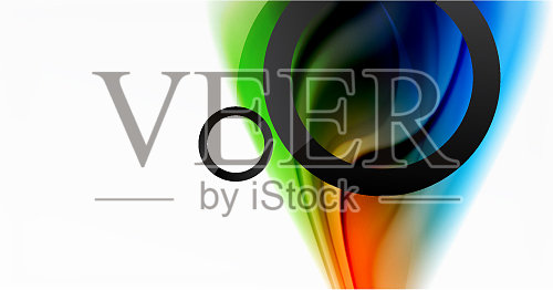 摘要背景流体混合梯度液体插画图片素材