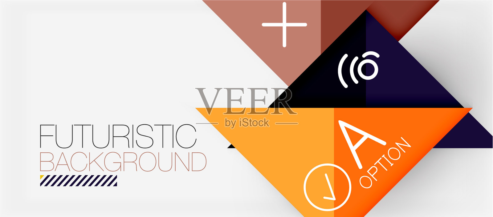 抽象背景几何业务插画图片素材