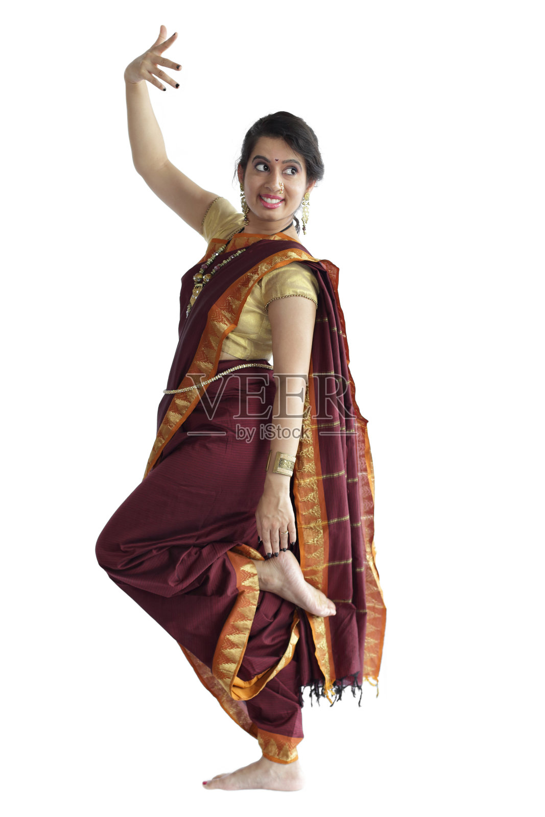 印度妇女表演拉瓦尼照片摄影图片