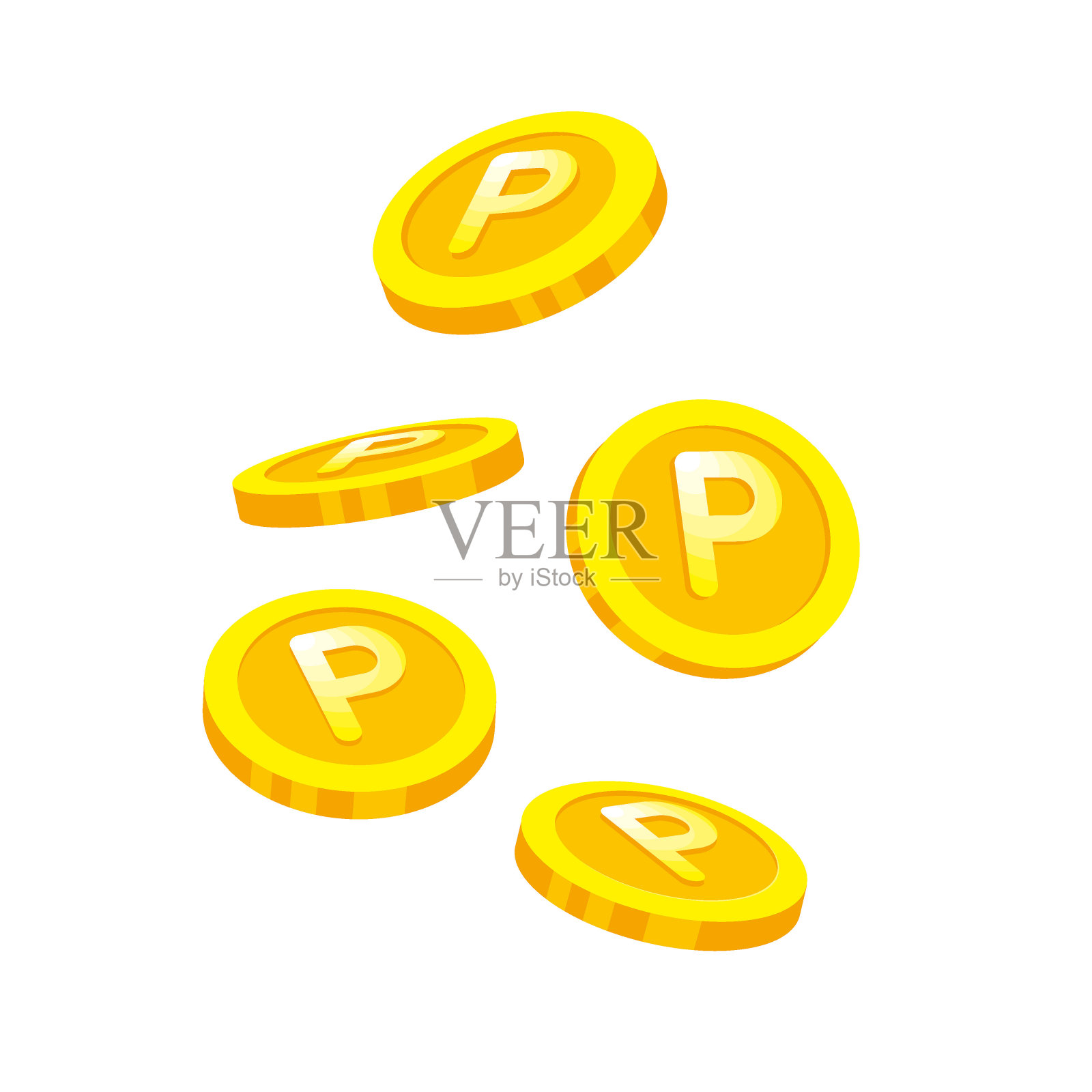 关于金钱的矢量插图图标插画图片素材