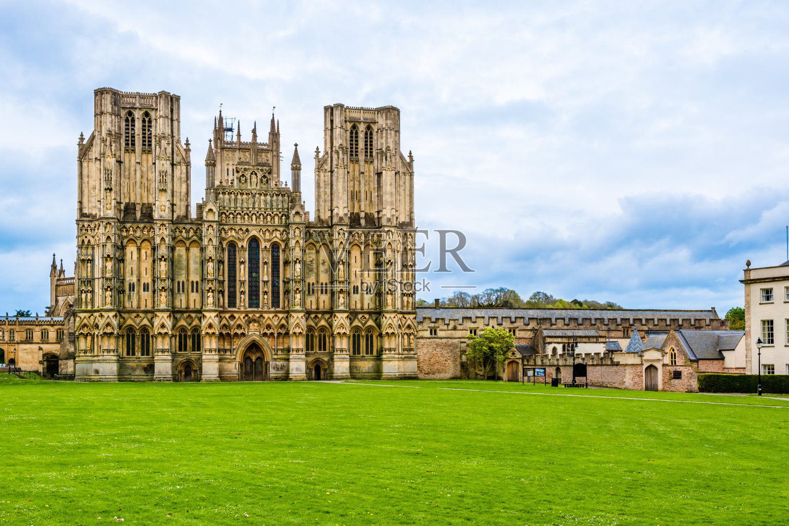 威尔斯大教堂，圣安德鲁教堂，使徒照片摄影图片