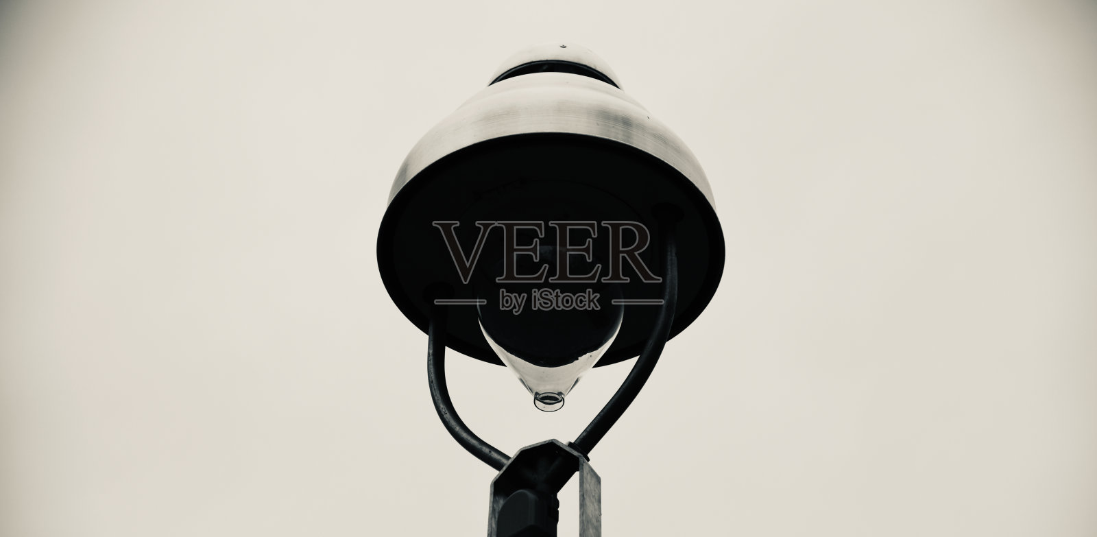 孤立的街灯黑白照片照片摄影图片