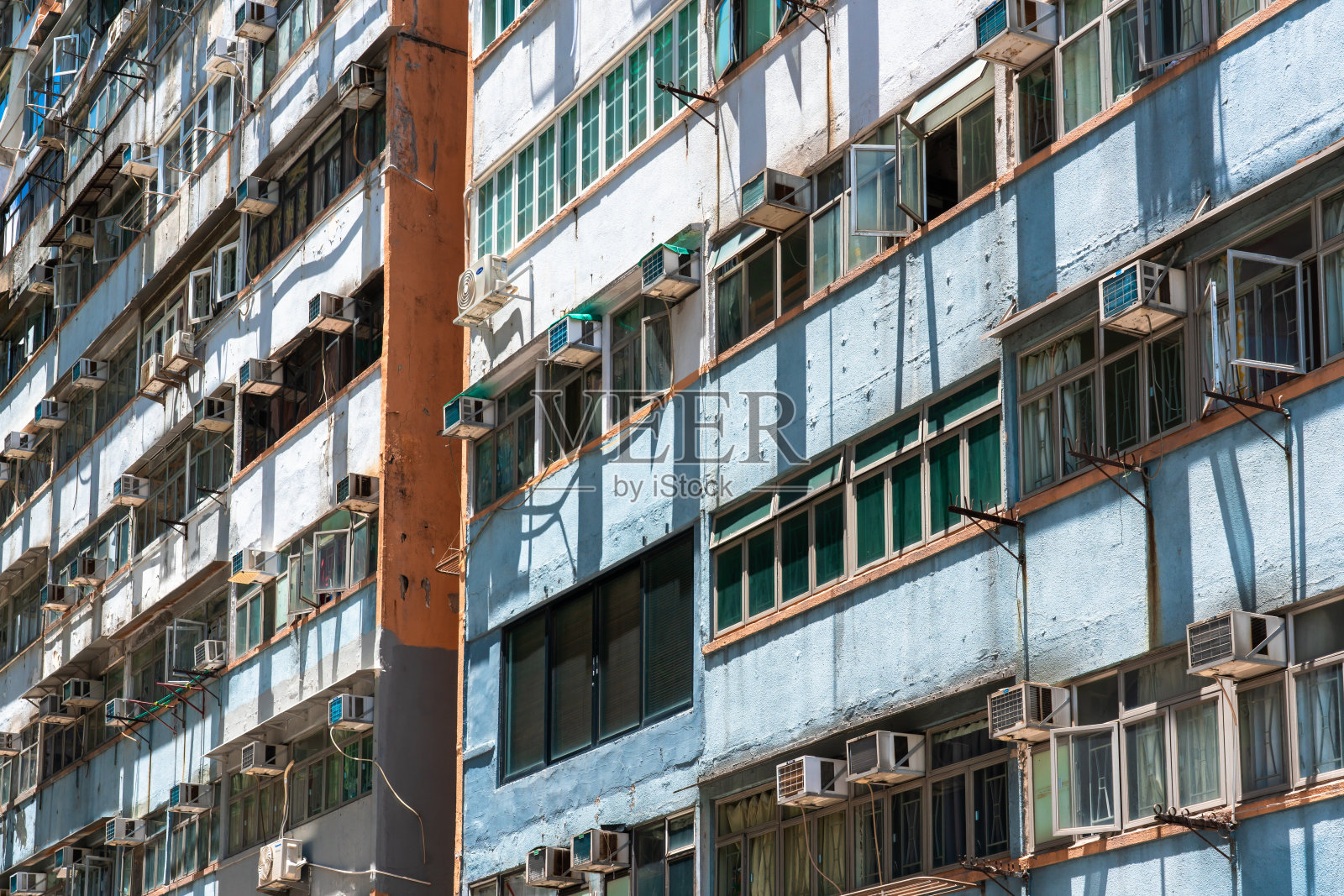 香港城市公寓楼照片摄影图片