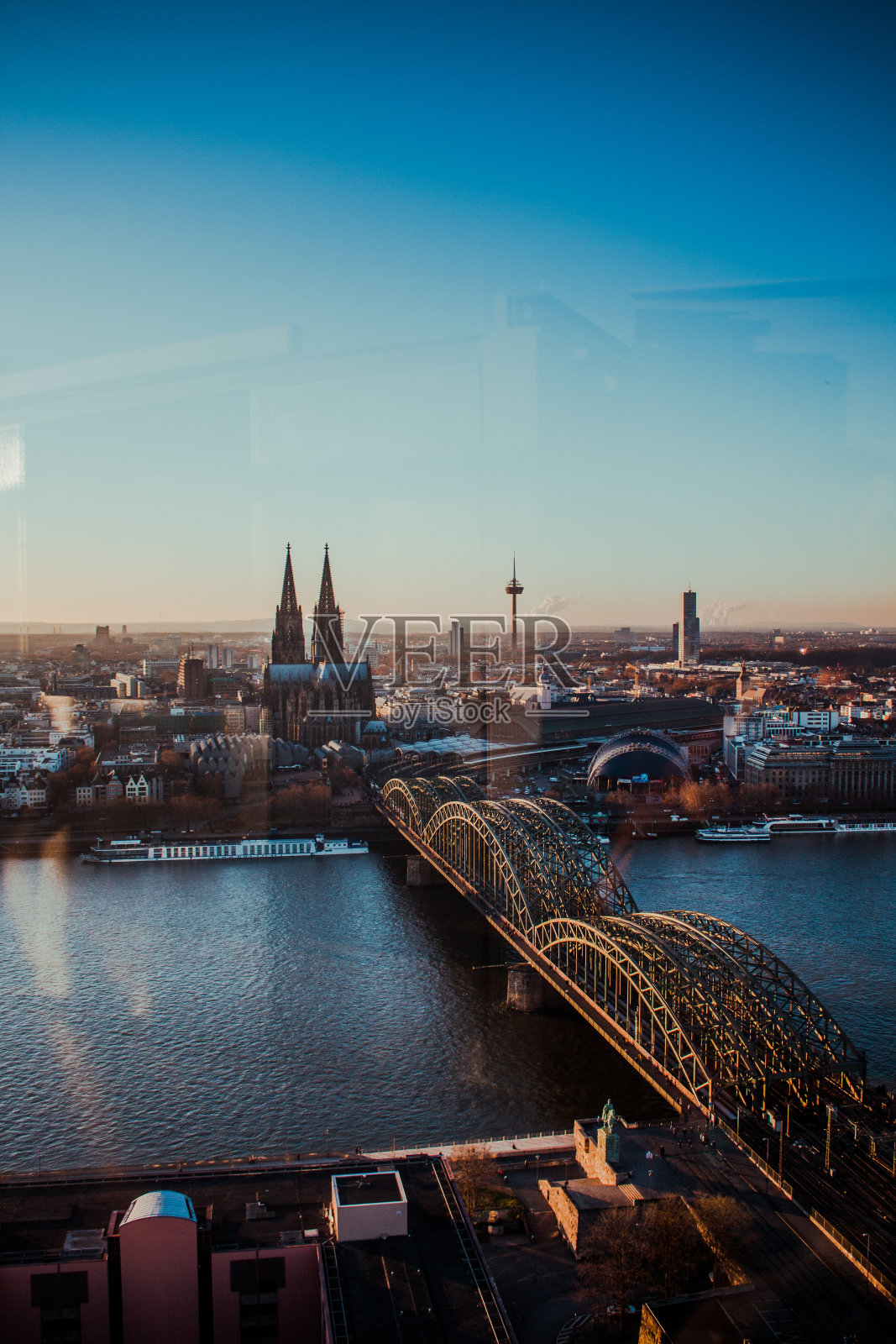 科隆的视图。照片摄影图片