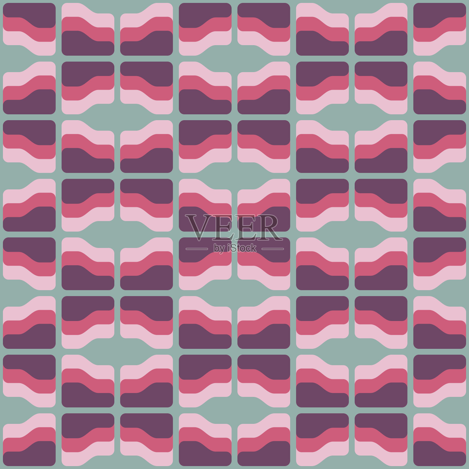 抽象的无缝模式。让任何表面都有色彩。插画图片素材