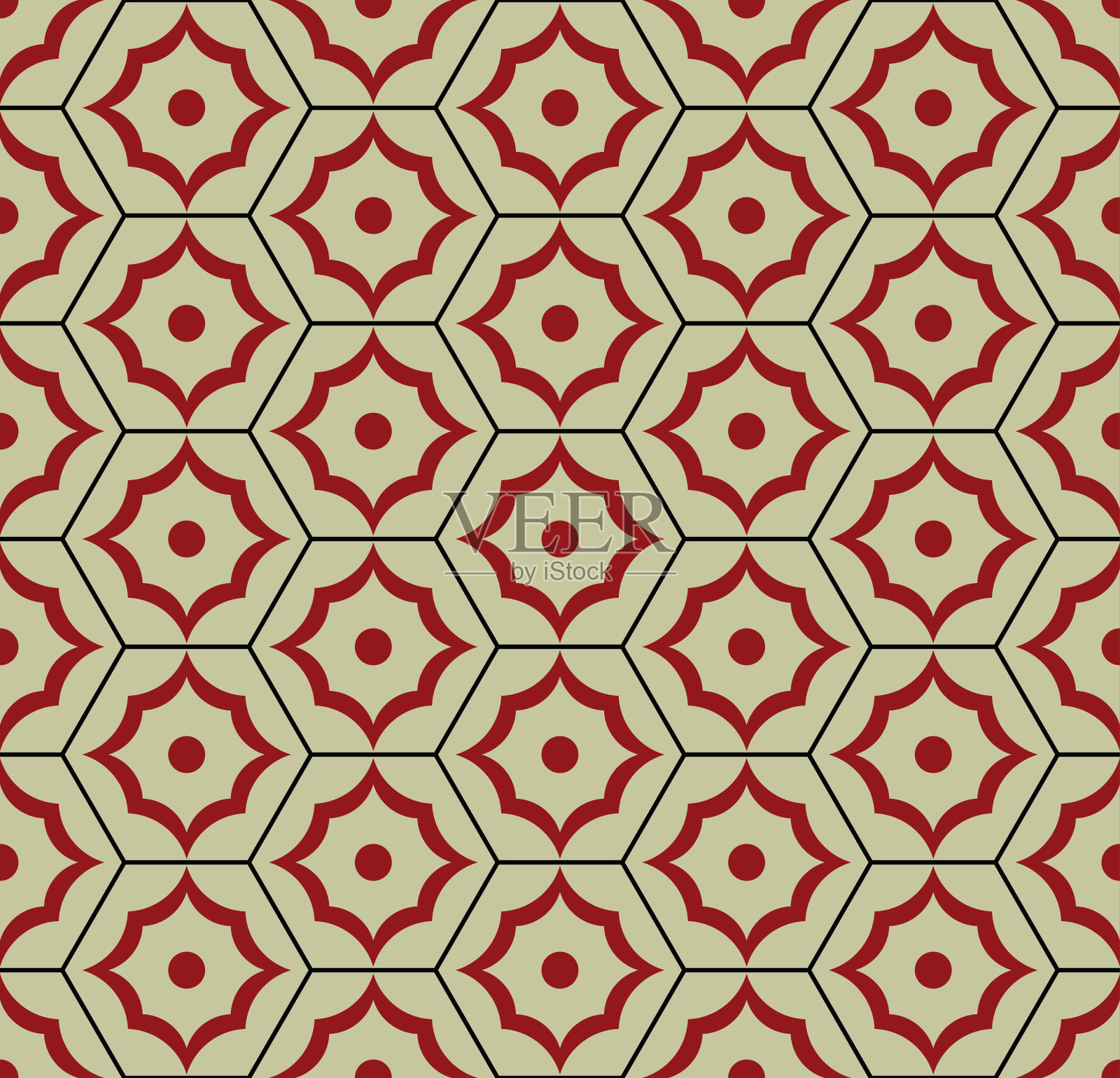 无缝装饰模式插画图片素材