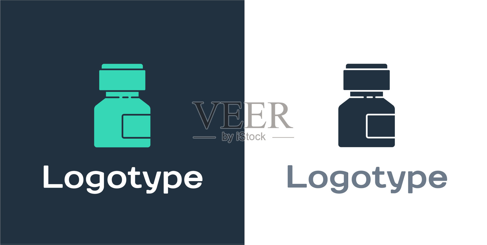 标志型油漆水粉画罐染色图标孤立上图标素材