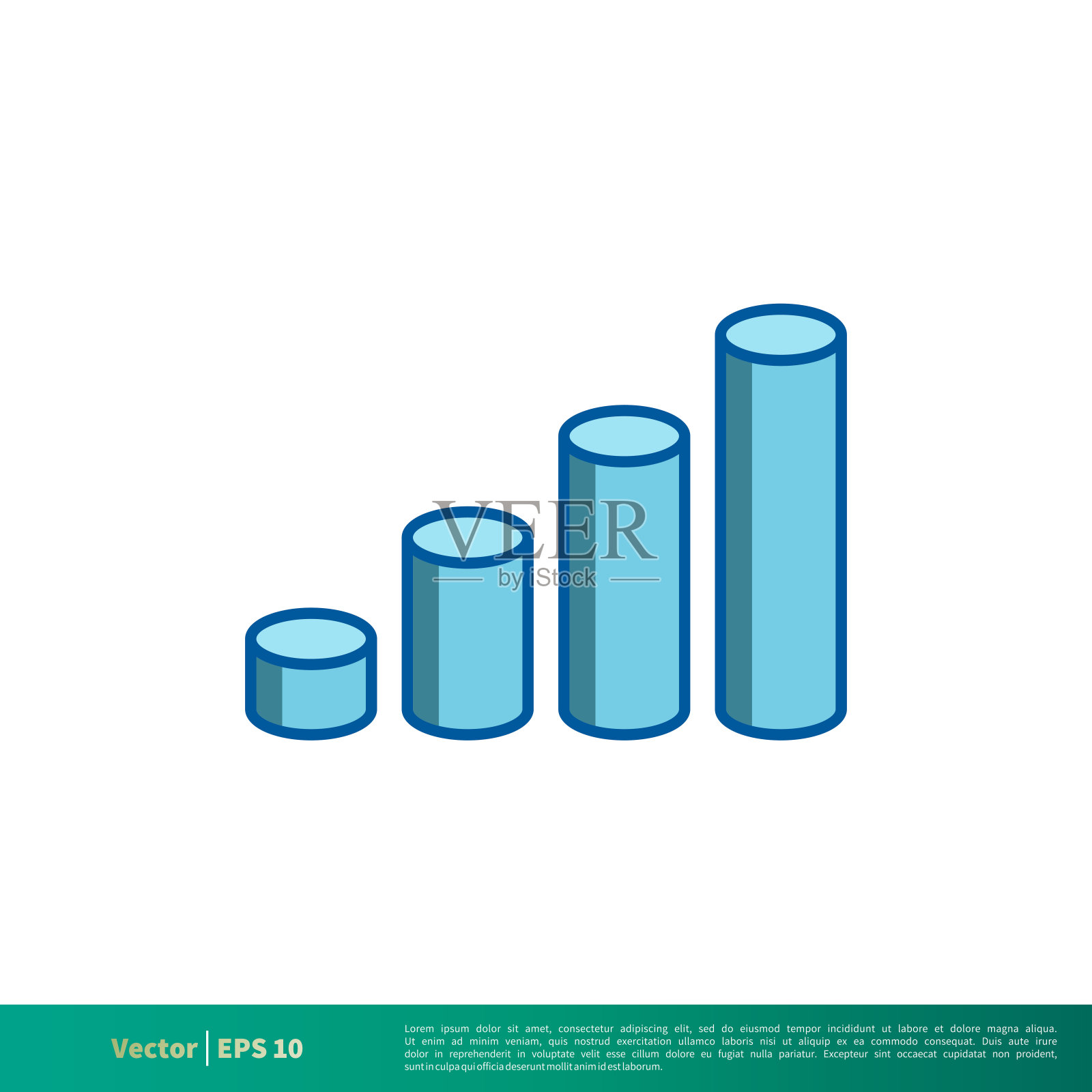 数据存储基本图标矢量标志模板插图设计。矢量EPS 10。插画图片素材