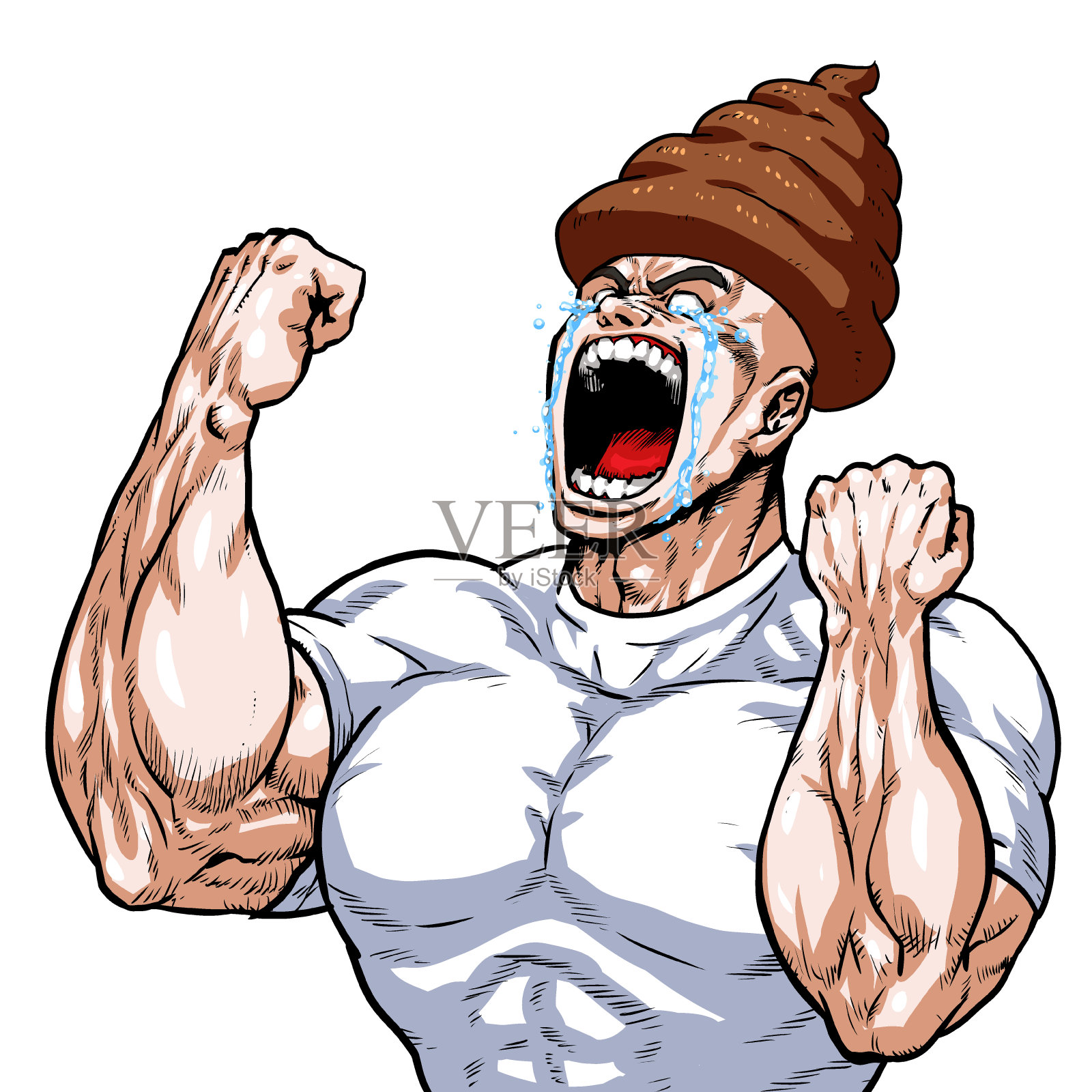 man, muscle，健美，macho, pose, white background, person, Japanese, male, sports, training, diet, exercise, gym, fitness, train, gym，商人，exercise，健美者插画图片素材