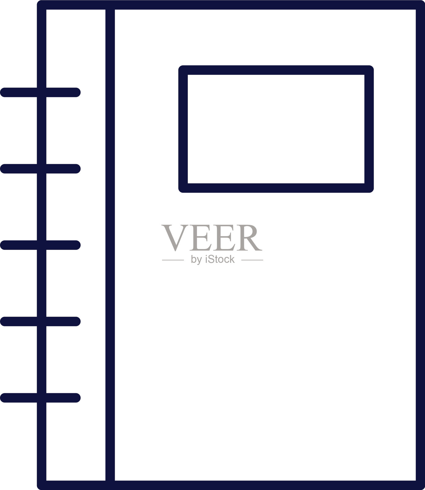孤立的学校笔记本设计设计元素图片
