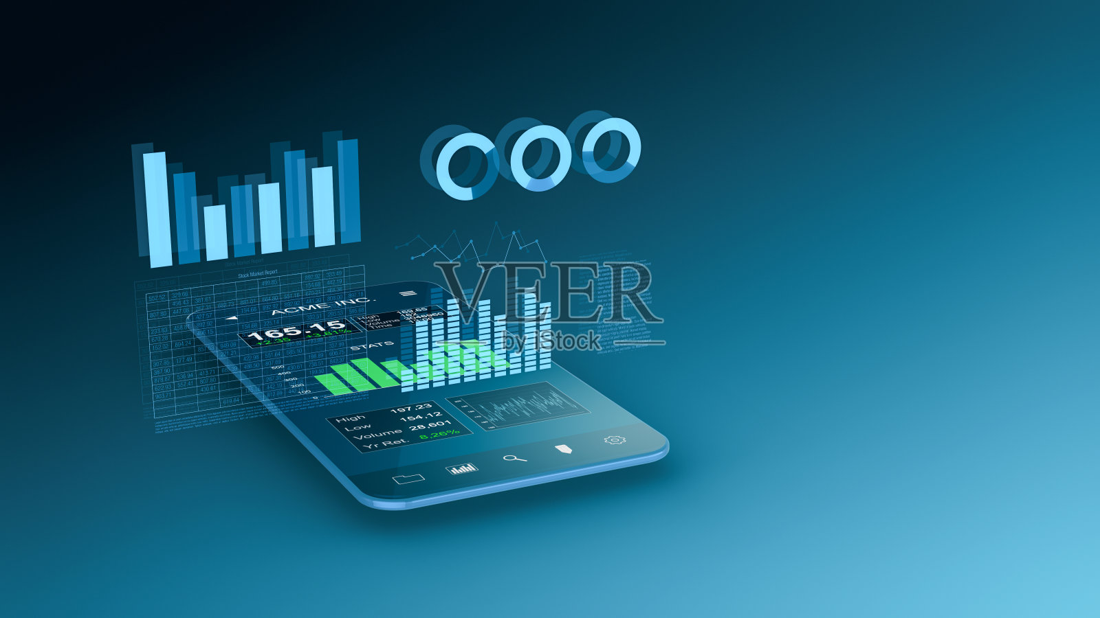 未来股票市场应用照片摄影图片