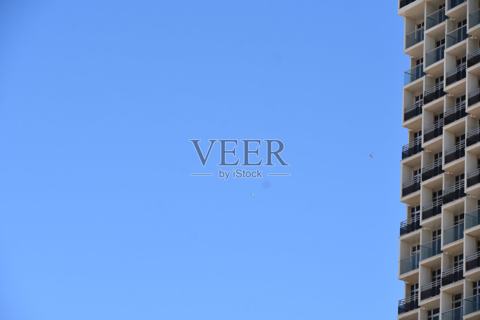 蓝天与住宅背景照片摄影图片